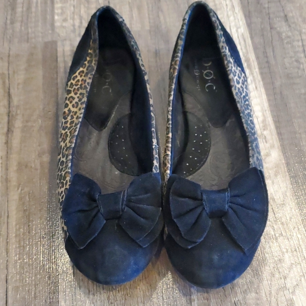 B.O.C. Born leopard suede flats